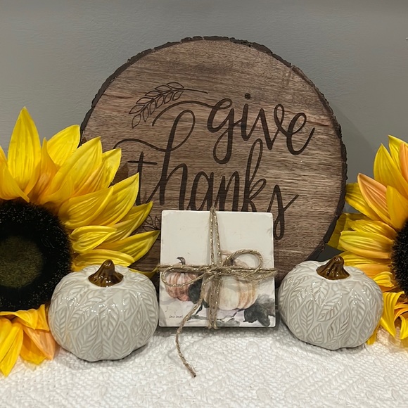 Other - Pumpkin Fall Drink Coasters fall decor